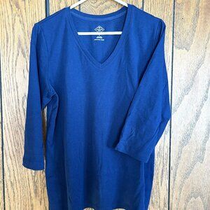 St Johns Blue Top size Large Brand new